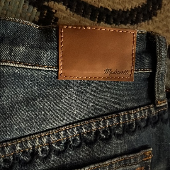 NWT Madewell The High-Rise Slim Boyjean: Beaded Edition - Picture 7 of 8